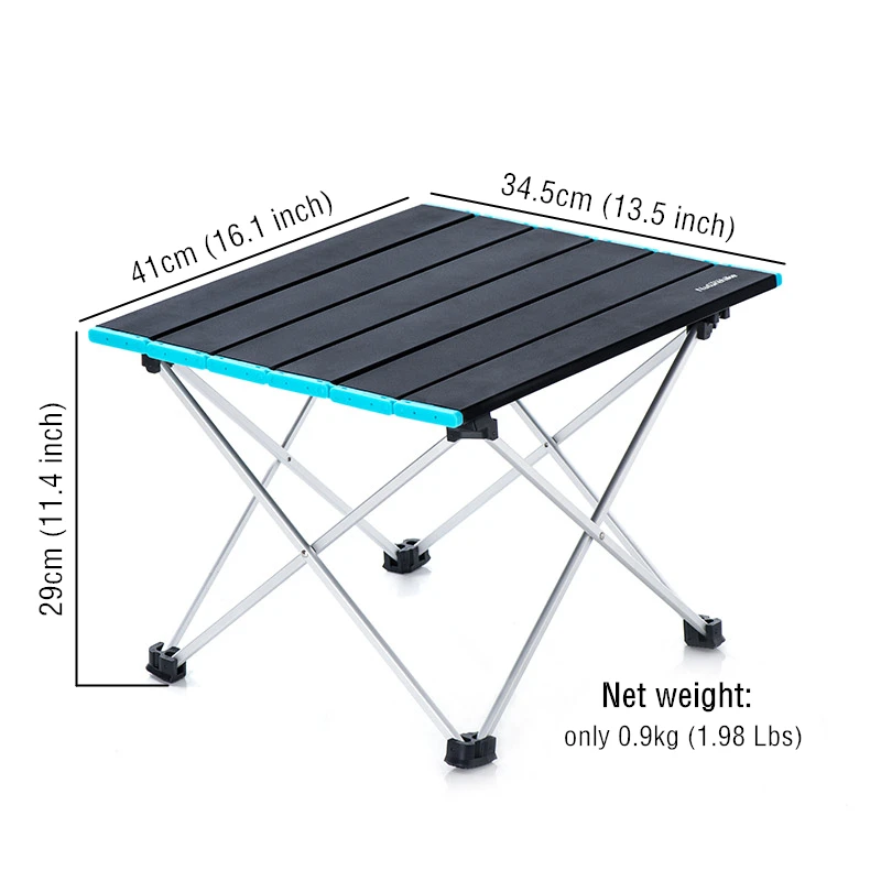 Naturehike stół kempingowy ultralekki przenośny składany stół kempingowy składany zawijane Aluminium składany stół wędkarski