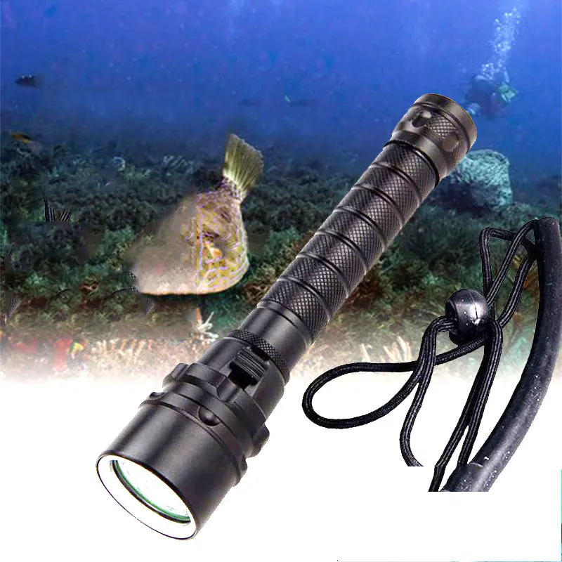 TMWT Professional Dive Lights Lamp 80M Underwater 3000LM L2 T6 LED White Yellow Scuba Diving Flashlight Torch