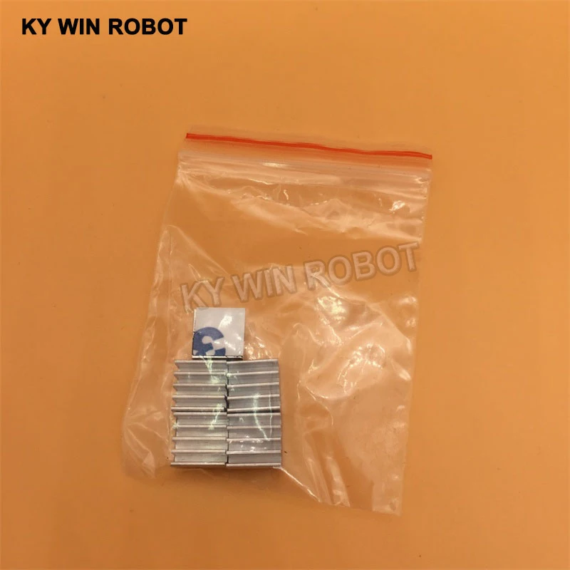 5Pcs Mini Adhesive Aluminium Kühler Kühlkörper A4988 Kühlkörper 9x9x5mm Kühler Für 3D Drucker schrittmotor Fahrer VGA RAM LED IC