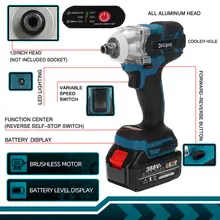 Brushless Cordless Impact Wrench 1/2 Inch #3