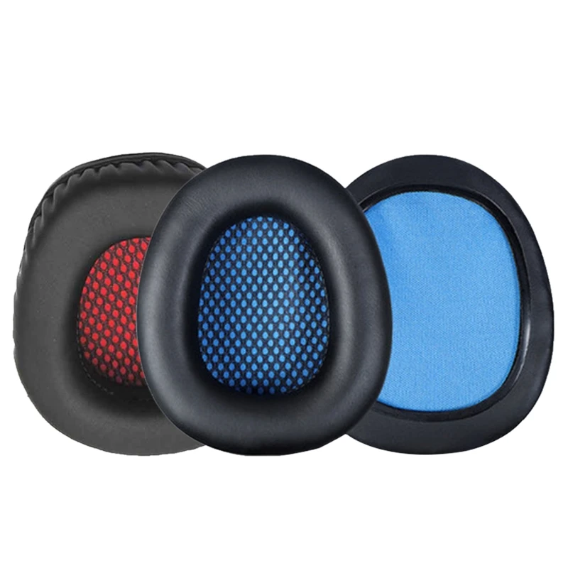 Leather Ear Cushion Sponge Earpads FOR Sades SA-902 SA-903 Headset Spare Part Soft to Wear Memory Foam 1 PAIR