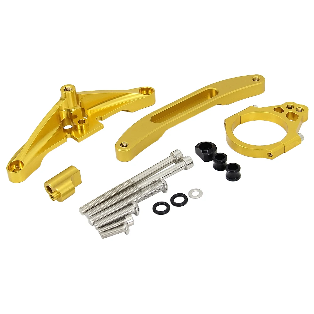 Stabilizer Steering Damper Bracket Support Mounting Set For Yamaha FZ1 FAZER 2006 2007 2008 2009 2010 2011 2012 2013 2014 2015 - Image 6
