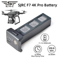 SJRC Original F7 4K Pro Battery 11.1V 2600mAh Battery for Brushless 5G Wifi PFV Drone Parts