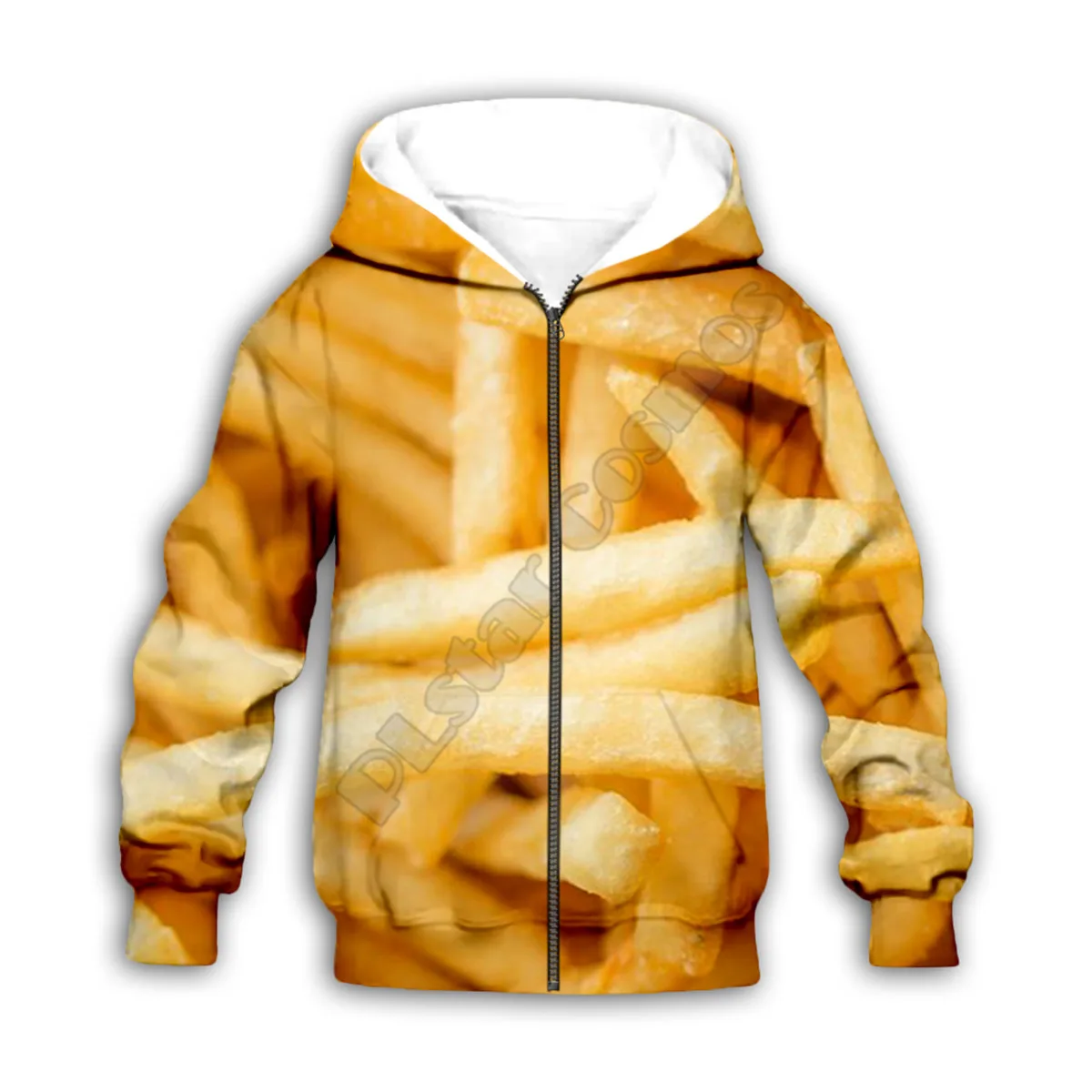 Delicious Food French Fries 3d printed Hoodies family suit tshirt zipper Pullover Kids Suit Sweatshirt Tracksuit/Pant Shorts