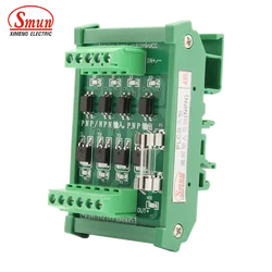 4 Channels PLC Amplifier Board Isolation NPN/PNP Universal Input PNP Output Isolation Board Relay Module Controller