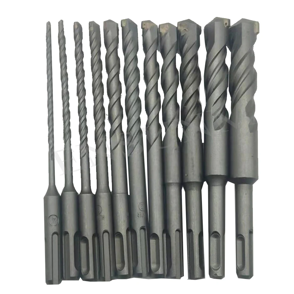 Ensemble de perceuses à percussion électrique, SDS Plus, scie à trous, mèches pour mur, béton, brique, maçonnerie, 160mm, 1 ensemble