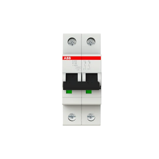 Miniature Circuit Breaker 10113642 S202-C20 2P | 20A | C | 6KA 2CDS252001R0204