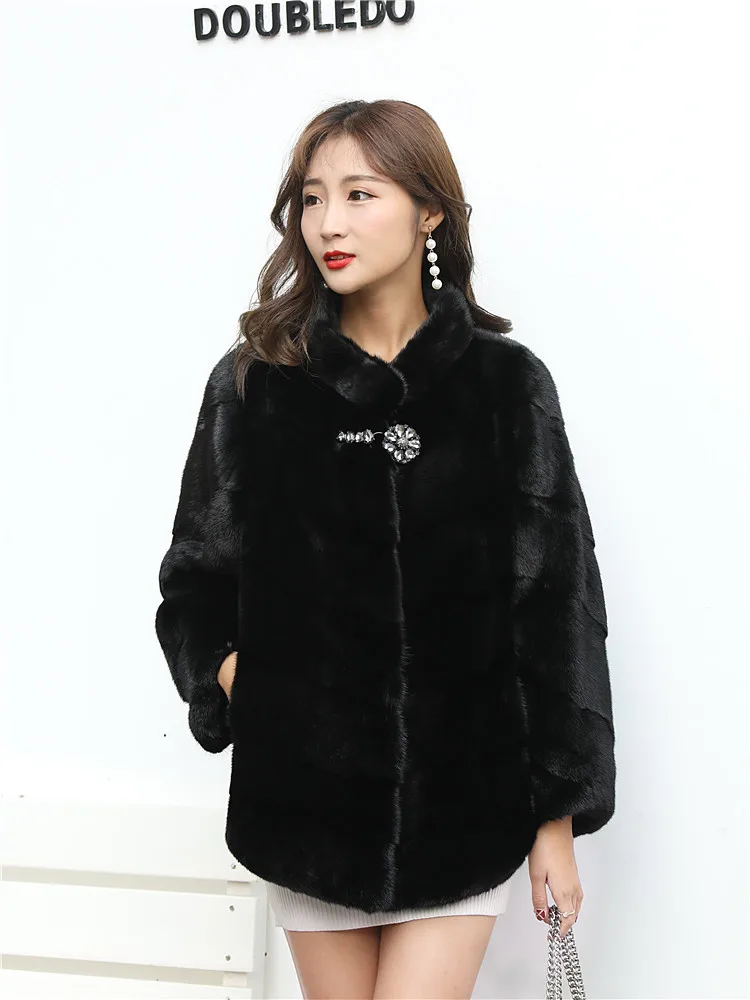 

Fur Mink Natural Coat Female Luxury Fur Jackets 2020 Winter Jacket Women Short Coat Female Korean Jacket Plus Size MY