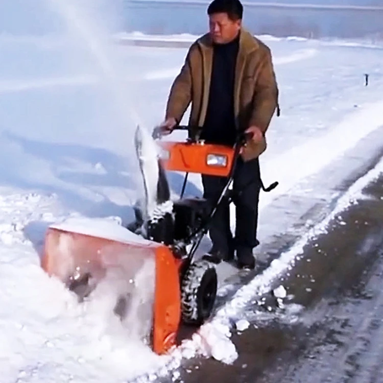 Sneeuw Veegmachine Tracks Mini Digger Met Sneeuw Blower Veegmachine Sneeuw Remover