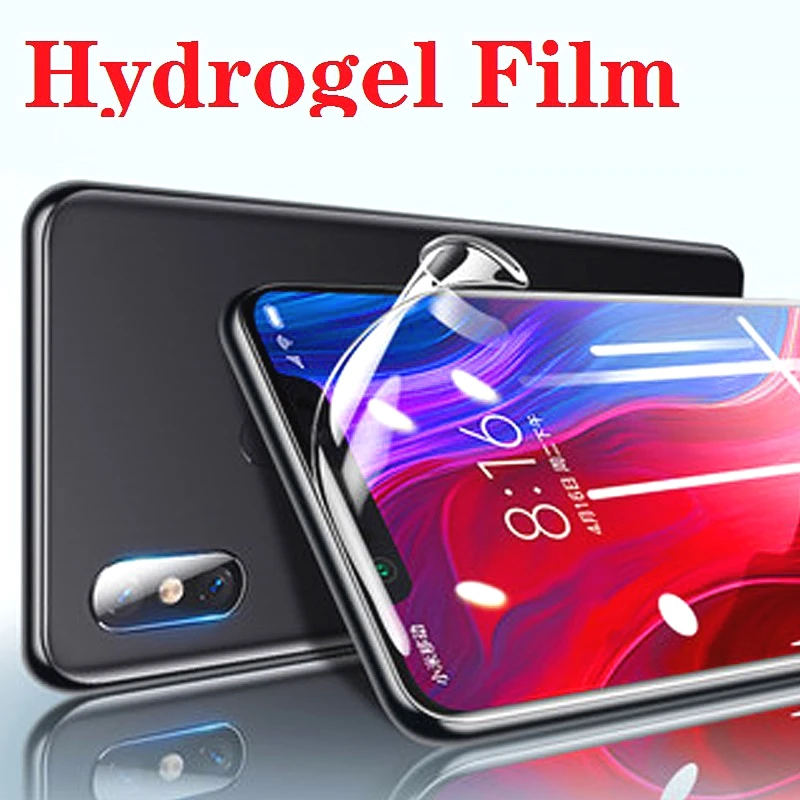 Redmi 6 6a Note 6 Pro Hydrogel Film Case On The For Xiaomi Red Mi 6 A A6 Note6 redmi 6pro Screen Protect Film Not Glass