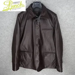 Leather Genuine Jacket Men Cowhide Clothes Men's Jackets Thick Clothing New Autumn Coat Male Ropa De Hombre LXR617