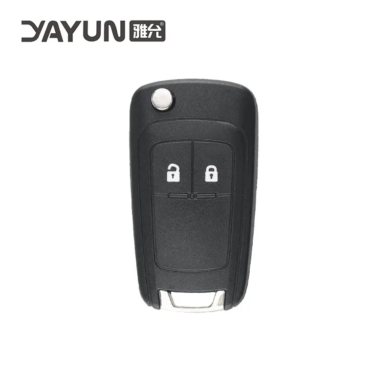 

YAYUN ForChevrolet Cruze Aveo 2 Button FOB Uncut blank blade Remote Key CASE