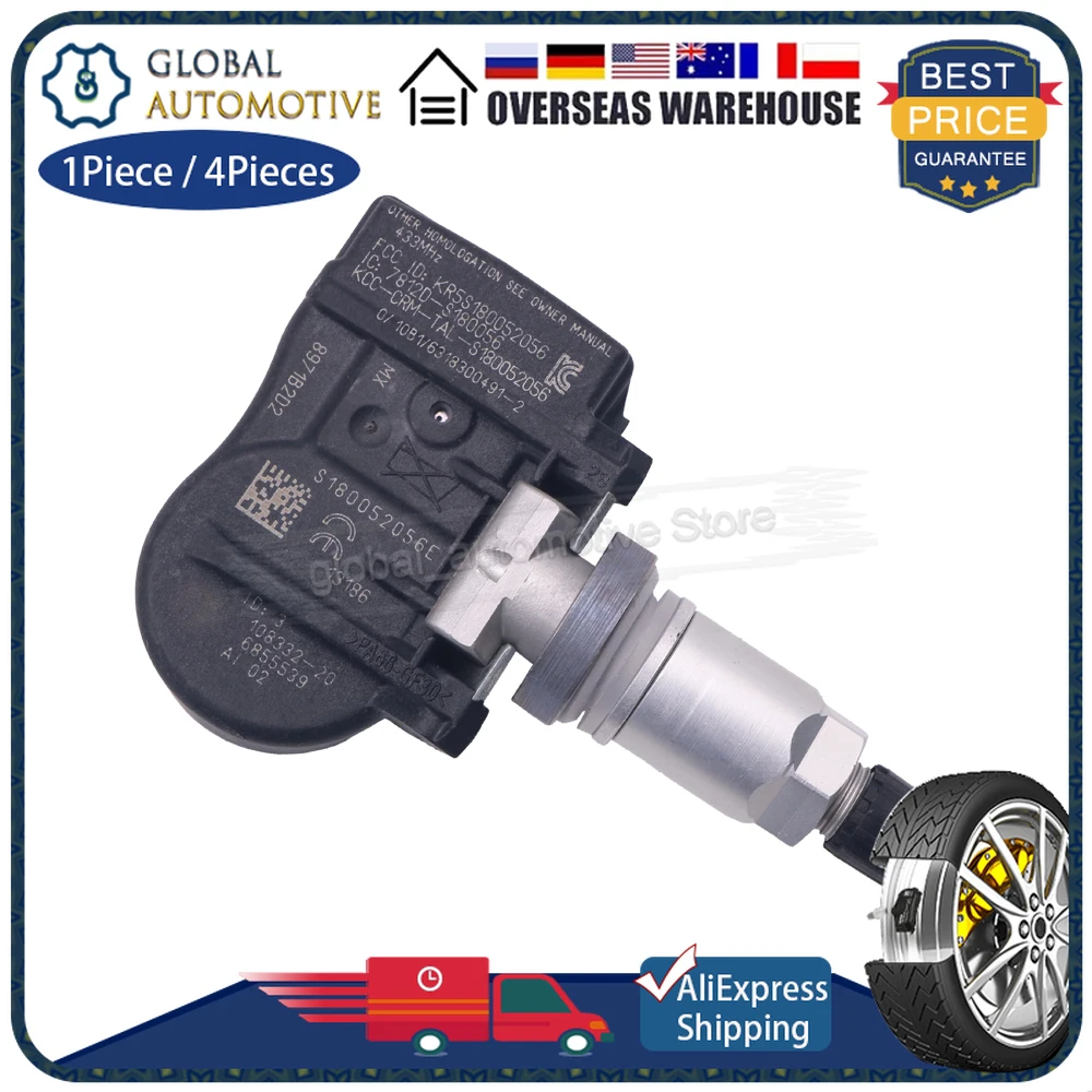 433Mhz TPMS Tire Pressure Sensor 36106856209 36106881890 6855539 FOR BMW 1-Series F21 3-Series F30 F31 F34 2012-2020 TPMS