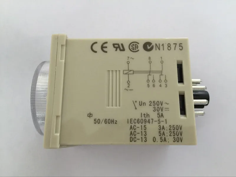 H3CR-A8 8 Pin H3CR-A 11 Pin Time Relay / Timer 100-240VAC 12V-48V/AC/DC 24-240VAC/DC