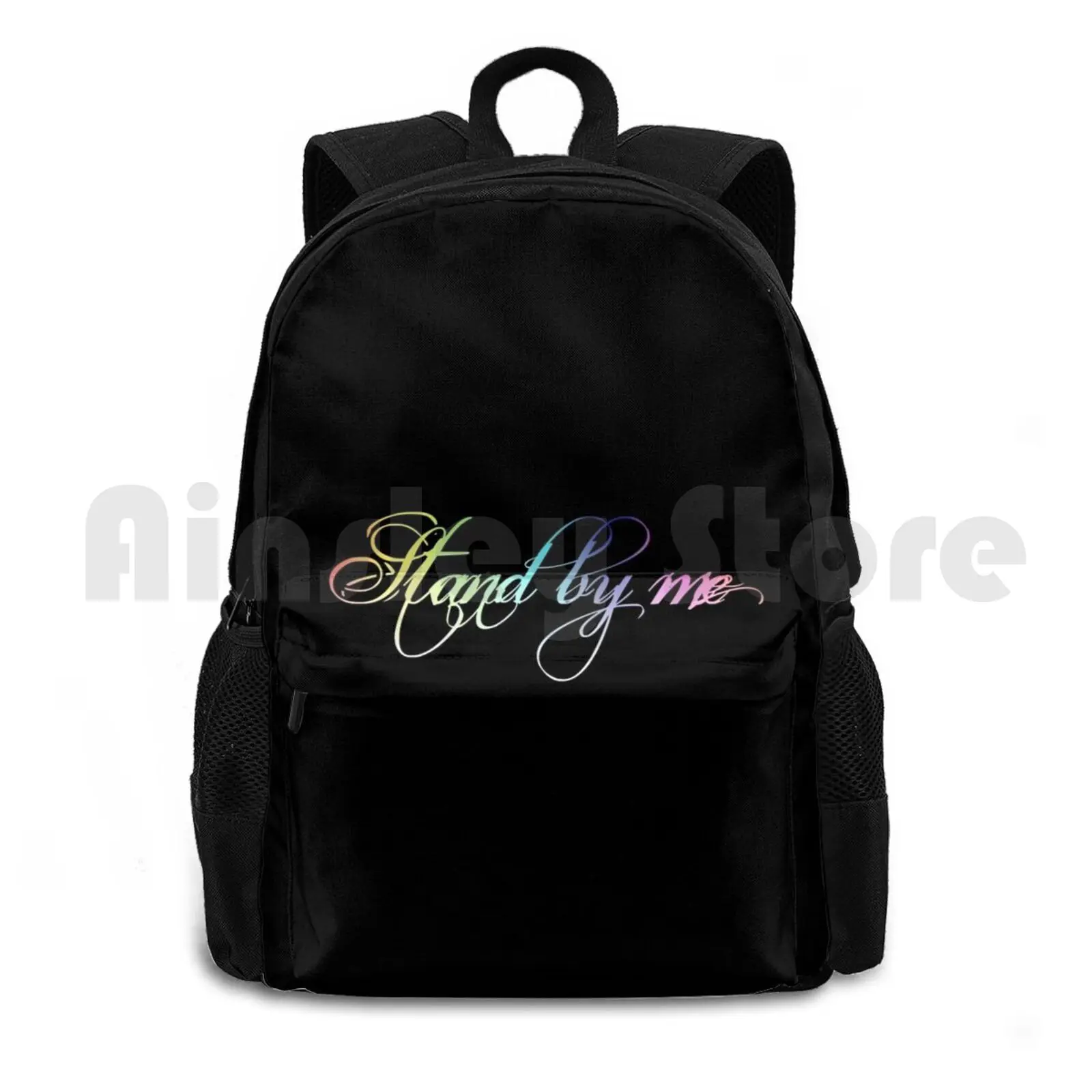 Stand By Me Remix Outdoor Hiking Backpack Waterproof Camping Travel Love Best Birthday Best Friends Friends Friendship