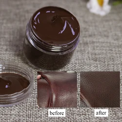 Leather Paint Shoe Cream Coloring for Bag Sofa Car Seat Scratch 30ml Brown Leather Dye Repair Restoration Color Change Paint