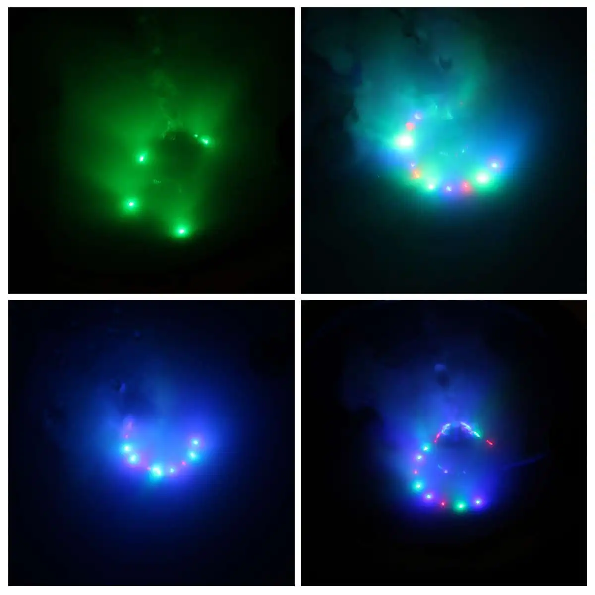 Nebel Maker Rauch Nebel Maschine Farbwechsel Party Prop Mit 12LED Farbwechsel Party Prop Hause Dekoration