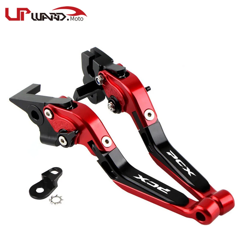 2021 scooter accessories folding extendable brake levers With parking function Fit For pcx 125 pcx125 pcx150 pcx 150 pcx160