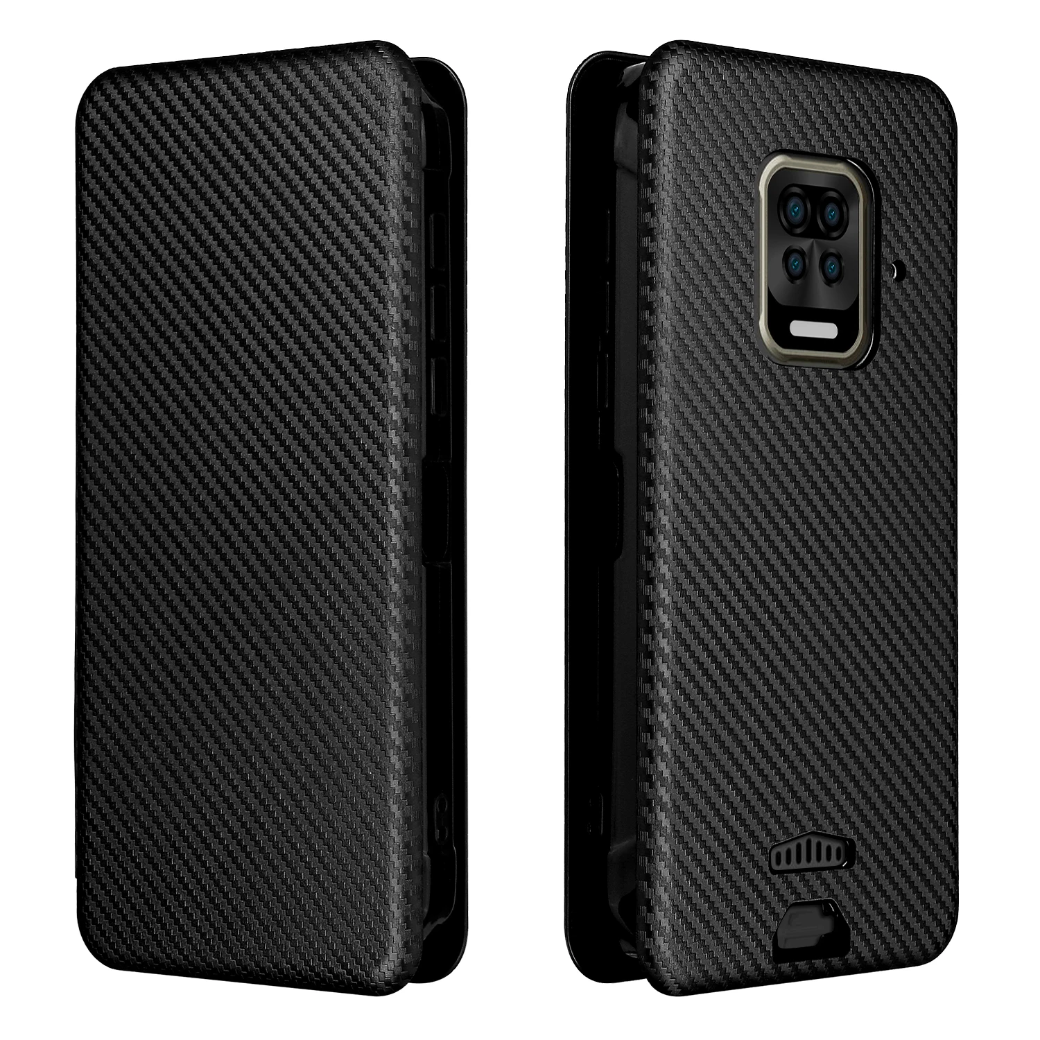 For Doogee S59 Pro Case Carbon Fiber Flip Leather Case For Doogee S59 S59Pro Business Magnetic Wallet Card Slot Slim Cover