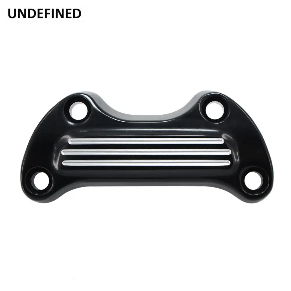 Motorcycle CNC Handlebar Top Clamp Bar Riser Mount Cover for Harley Touring Street Glide Softail Breakout Dyna Fat Boy Sportster