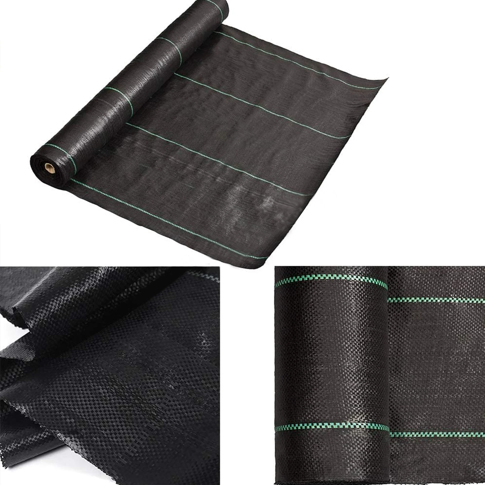 

4 feet * 300 feet 90g(3.2 oz) Universal Garden vegetable and fruit Weed Barrier Block Mat Landscape Fabric