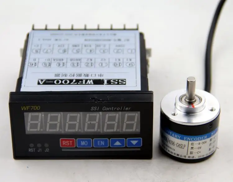 Imagem -05 - Tabela Display Digital com Sensor Magnético Porta Serial Controlador Ssi Ângulo de Deslocamento Wf700