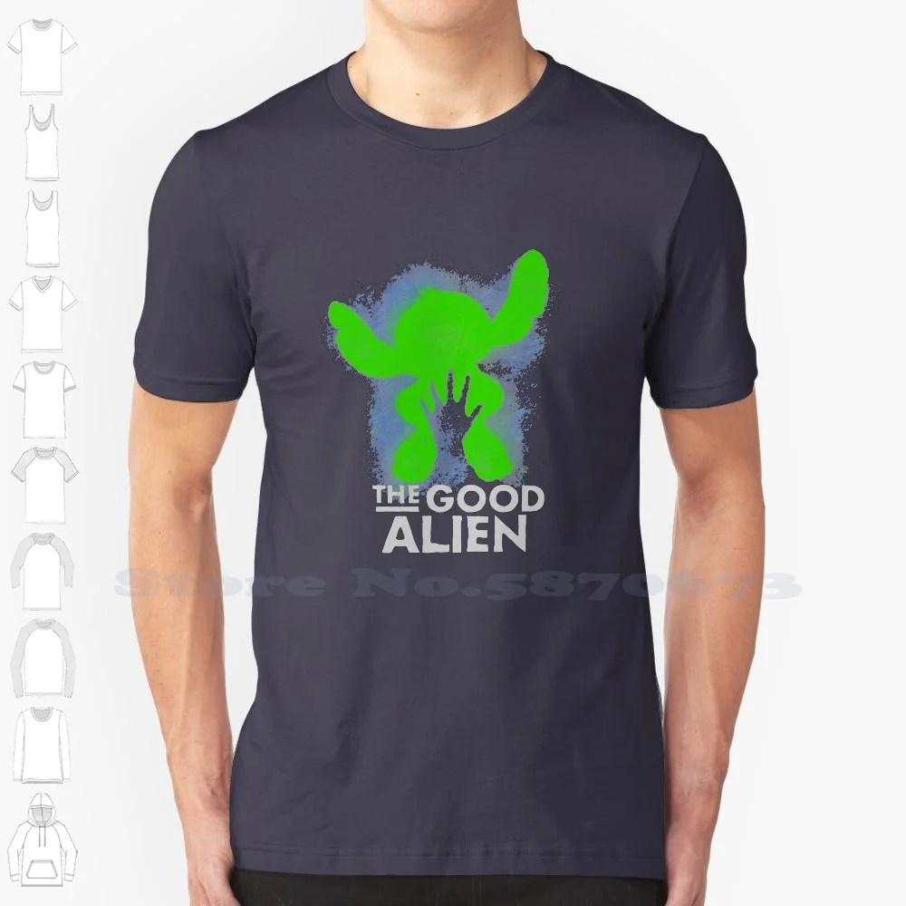 The Good Alien 100% Cotton T-Shirt Mashup Parody I Like Cute And Fluffy Extraterrestrial Hawaiian Xenomorph Aliens Experiment