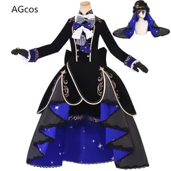 AGCOS Anime Black Butler Ciel Phantomhive 13th Anniversary Cosplay Costume Ciel Phantomhive Female Christmas Dress Cosplay