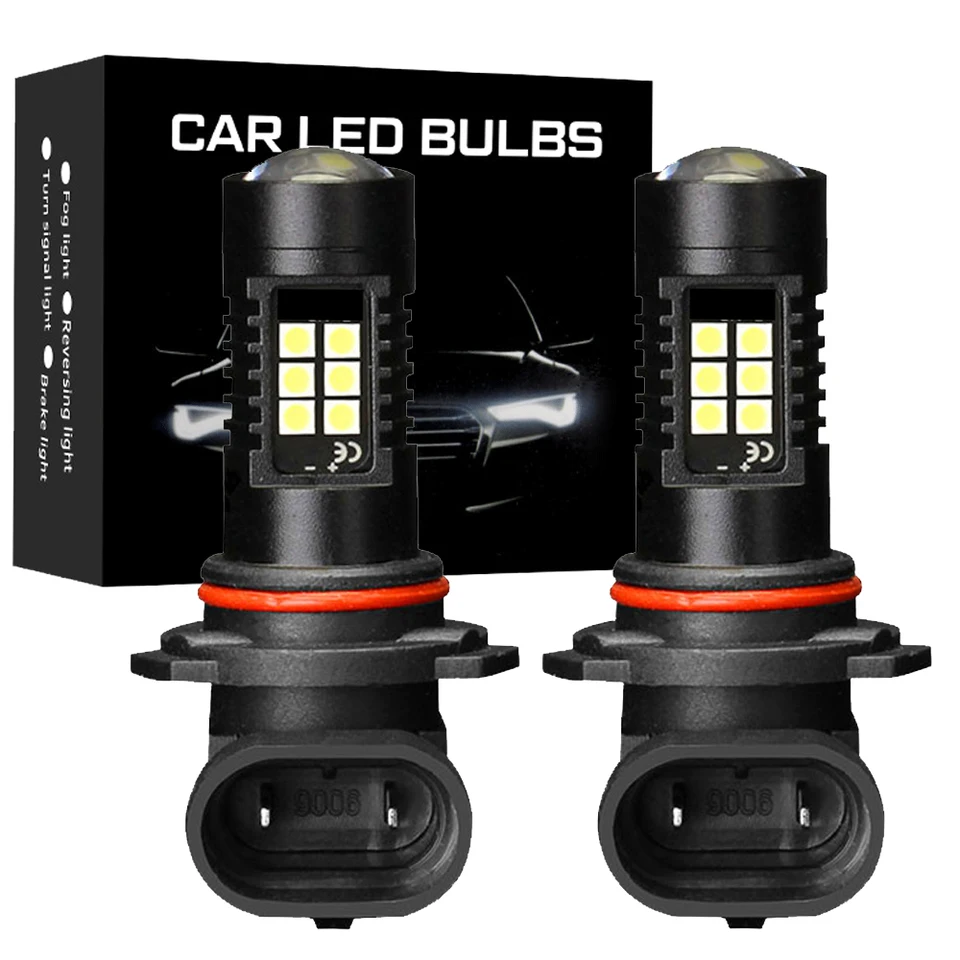 2pcs H8 H11 LED Bulbs HB4 9006 HB3 9005 H16 jp LED Fog Light Bulb