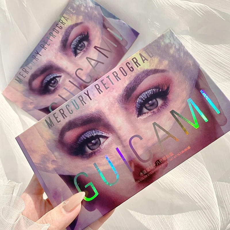 2020 New Mercury Retrograde Eyeshadow Palette 18 Colors Shimmer Matte Metallic Eye Shadow Powder Makeup Galaxy Eyes Cosmetic Kit