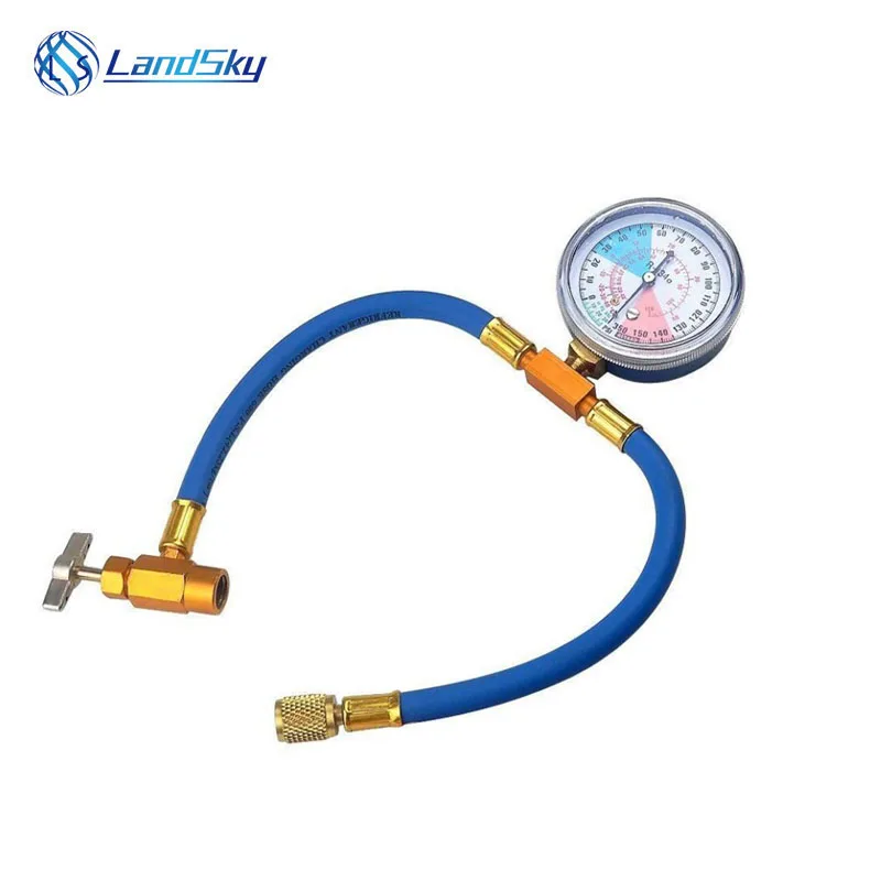 R134 AR12 R22 Automotive Air Conditioning Refrigerant Pipe Dedicated Supplemental Detection 1 / 2ACME Opener 350 Psi