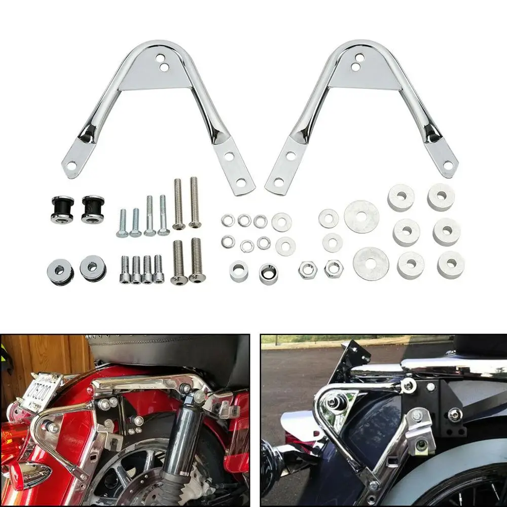 

Motorcycle Detachable Docking Hardware Kit Mount For Harley Touring Street Electra Glide Road King 1997-2008 Accessories