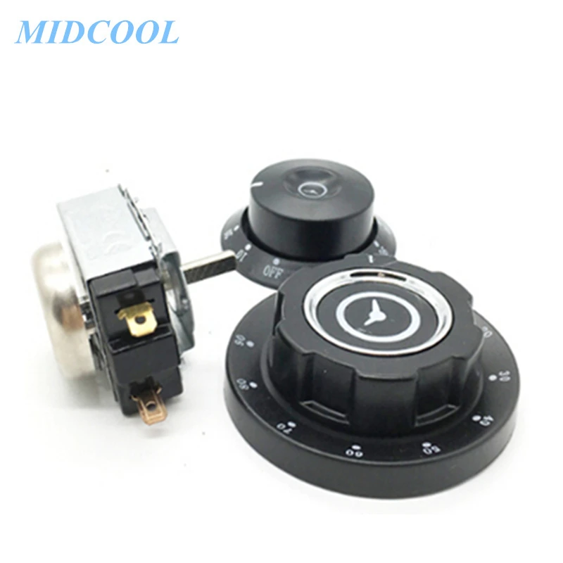 

60/90/120 Minutes Bell Ringing Timer American Kitchen Steaming Rice Auto Disinfection Cabinet Baking Box Mechanical Timer Switch