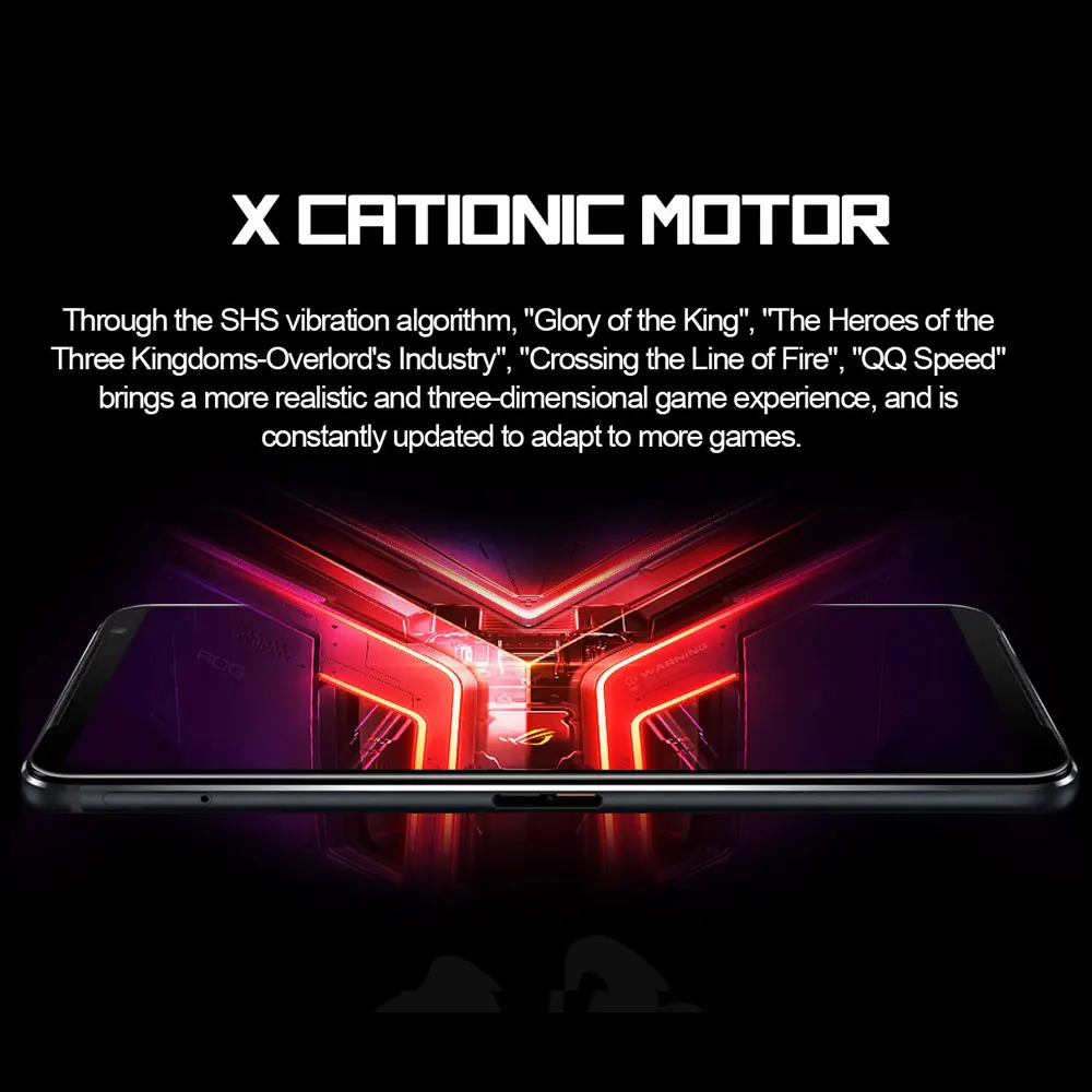 Imagem -02 - Rom Global Asus Rog Telefone 5g Gaming Telefone Snapdragon 865 865 Mais 6.59 Polegada 144hz Atualizar Taxa Amoled 6000mah 64mp Câmera Nfc
