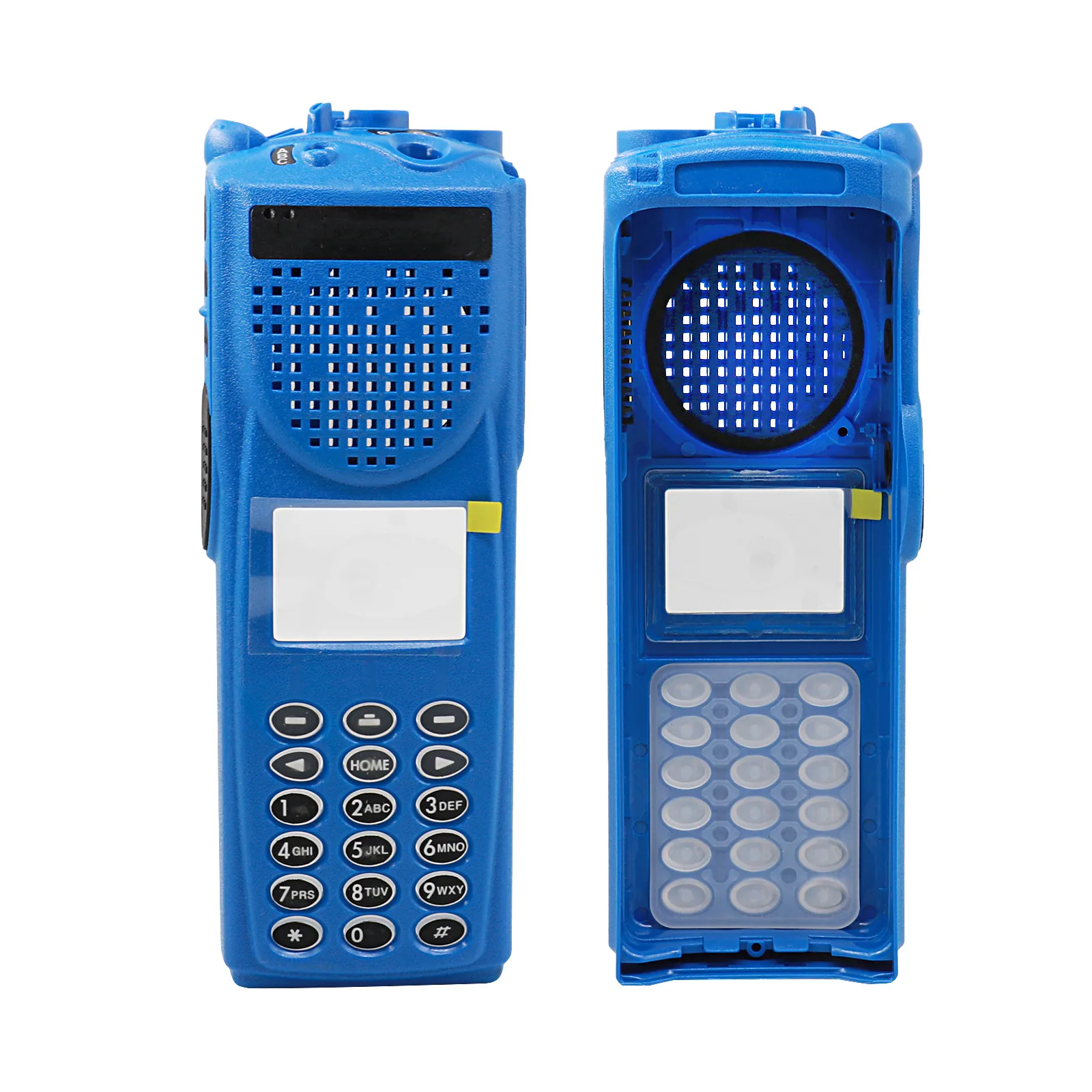 Blauwe Walkie-Talkies Full-Keypad Vervangende Reparatie Cover Behuizing Kit Voor Xts3000 M3 Model 3 Tweeweg Radio