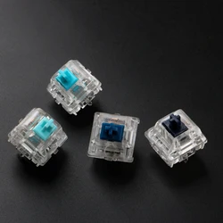Gateron Zealios Zilent V2 Tactile Switches MX Style 5Pins Mechanical Keyboard Switches Silent Tactile Switches for Gaming