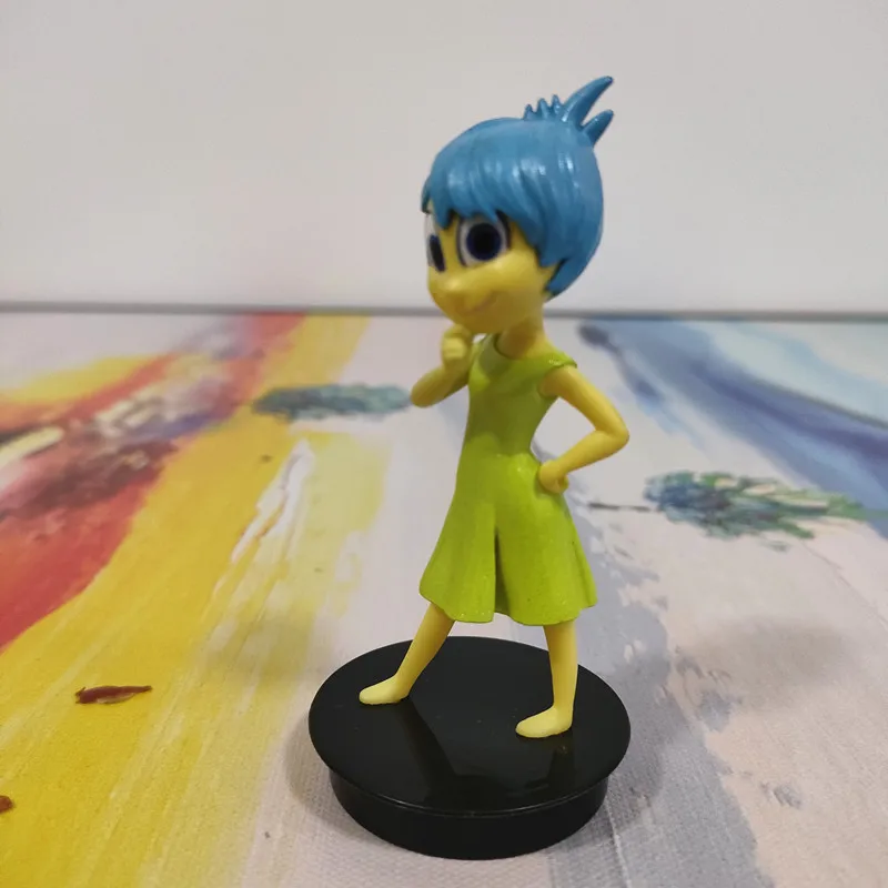Inside Out Joy Cartoon PVC Figure Toy Dolls 9cm