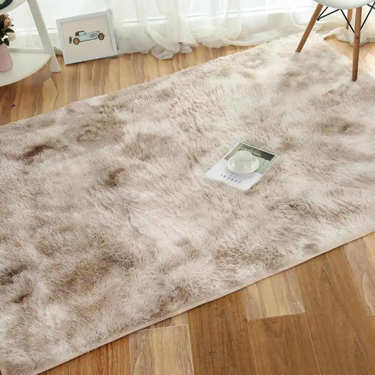 

Tie Dyed New Carpet Floor Rug European Fashion Bedroom Carpet Bay Window Bedside Mat Nordic Minimalist Rug Home Textile