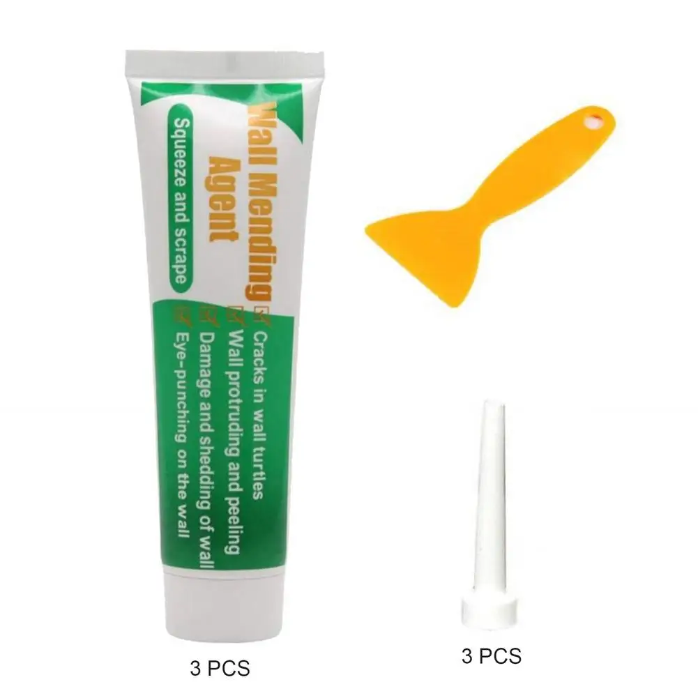 3pcs/set Universal wall mending agent Ointment Grout Beautiful Sealant Walls Peeling Graffiti Gap Repair Cream Construction Tool