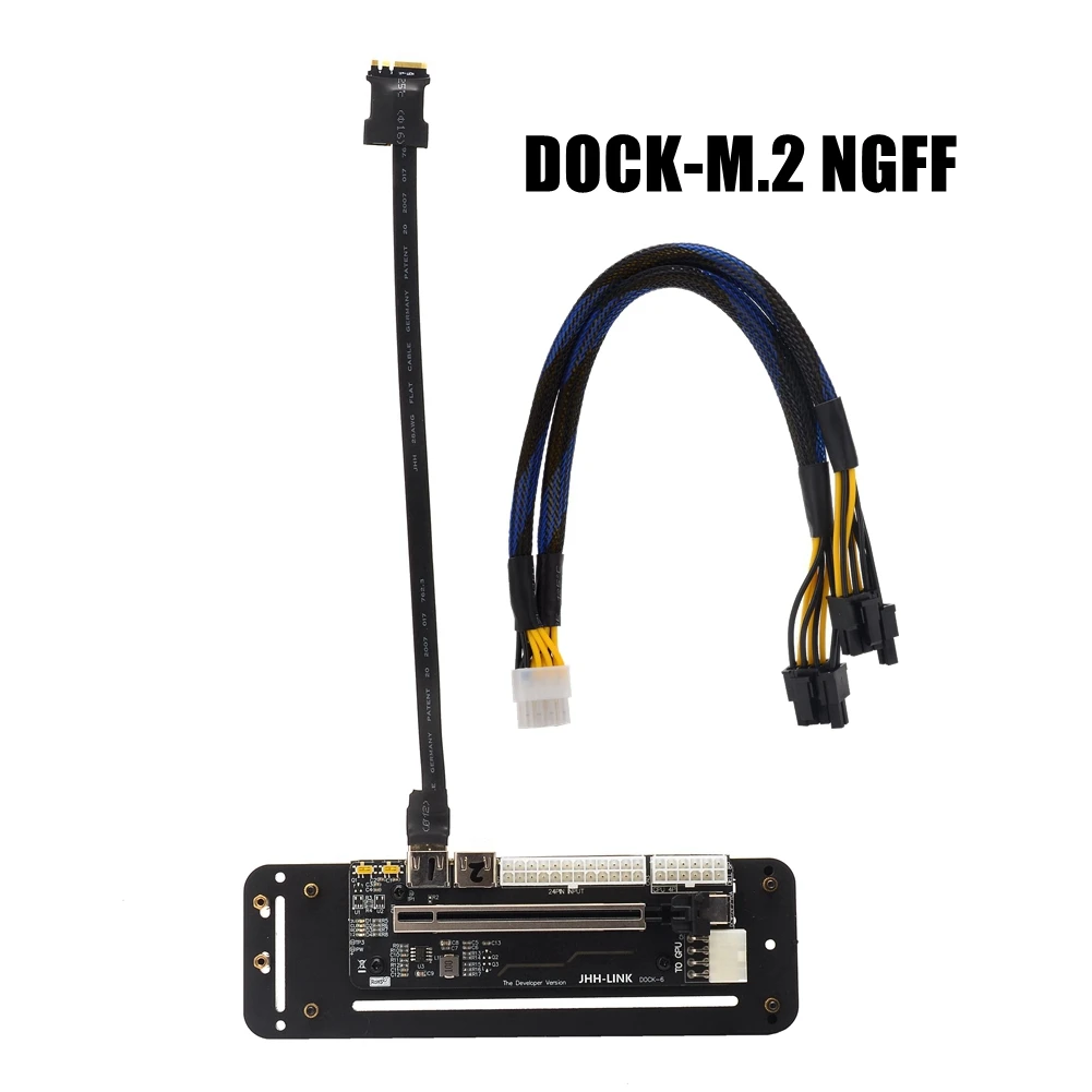 M.2 WiFi Key-A.E.edge To PCIe X16 Connector EXTERNAL GRAPHICS CARD BUILDS Application for EGPU for NUC / ITX / STX / Notebook PC