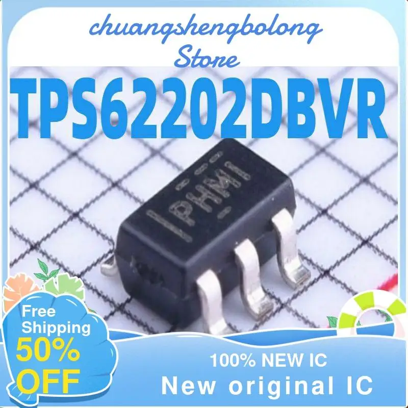 

20PCS TPS62202DBVR SOT23-5 PHMI New original IC