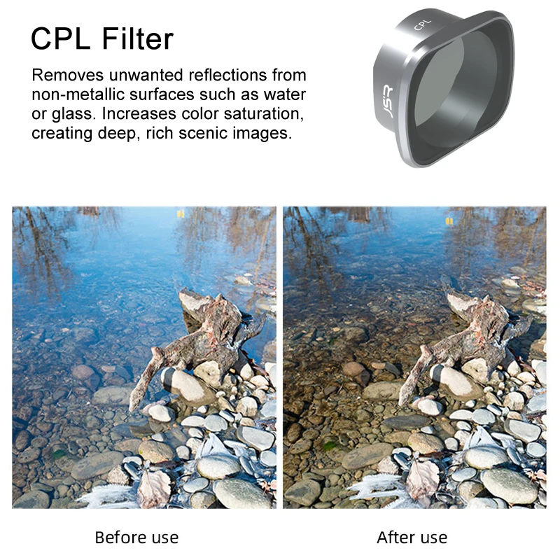 ORBMART-filtro de lente para DJI FPV Combo CPL UV ND 8 16 32 STAR, filtros de cámara nocturna, Protector de lente para accesorios de Dron DJI FPV