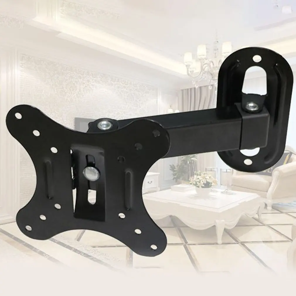 TV Wall Mount Bracket Flat Panel TV กรอบสนับสนุน15องศาเอียงสำหรับ LED การตรวจสอบประแจขนาดเล็กบ้านอุปกรณ์