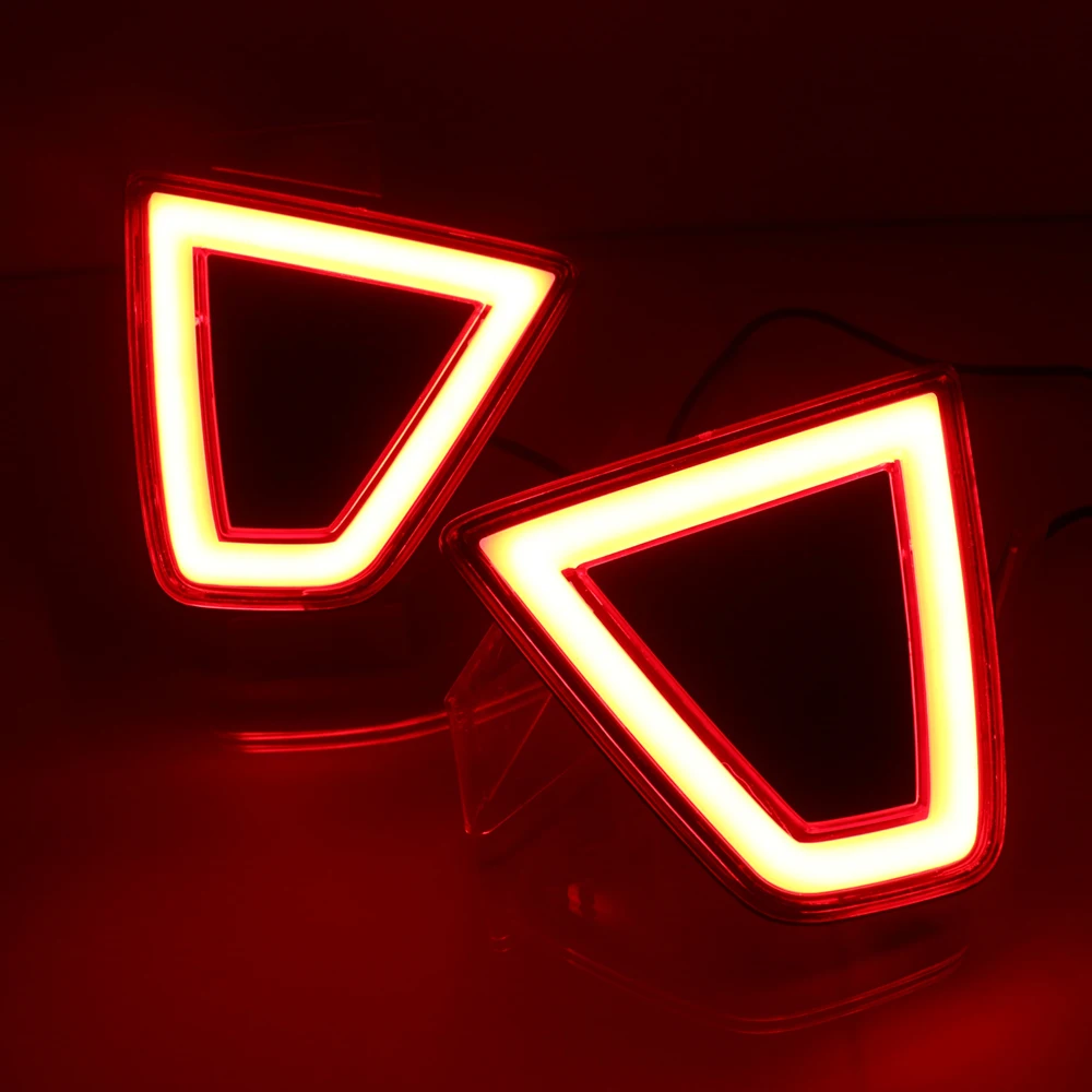 LED Rear Bumper Lamp Tail Light for Honda Fit Jazz 2014 2015 2016 2017 Fog Stop Brake Signal Taillight