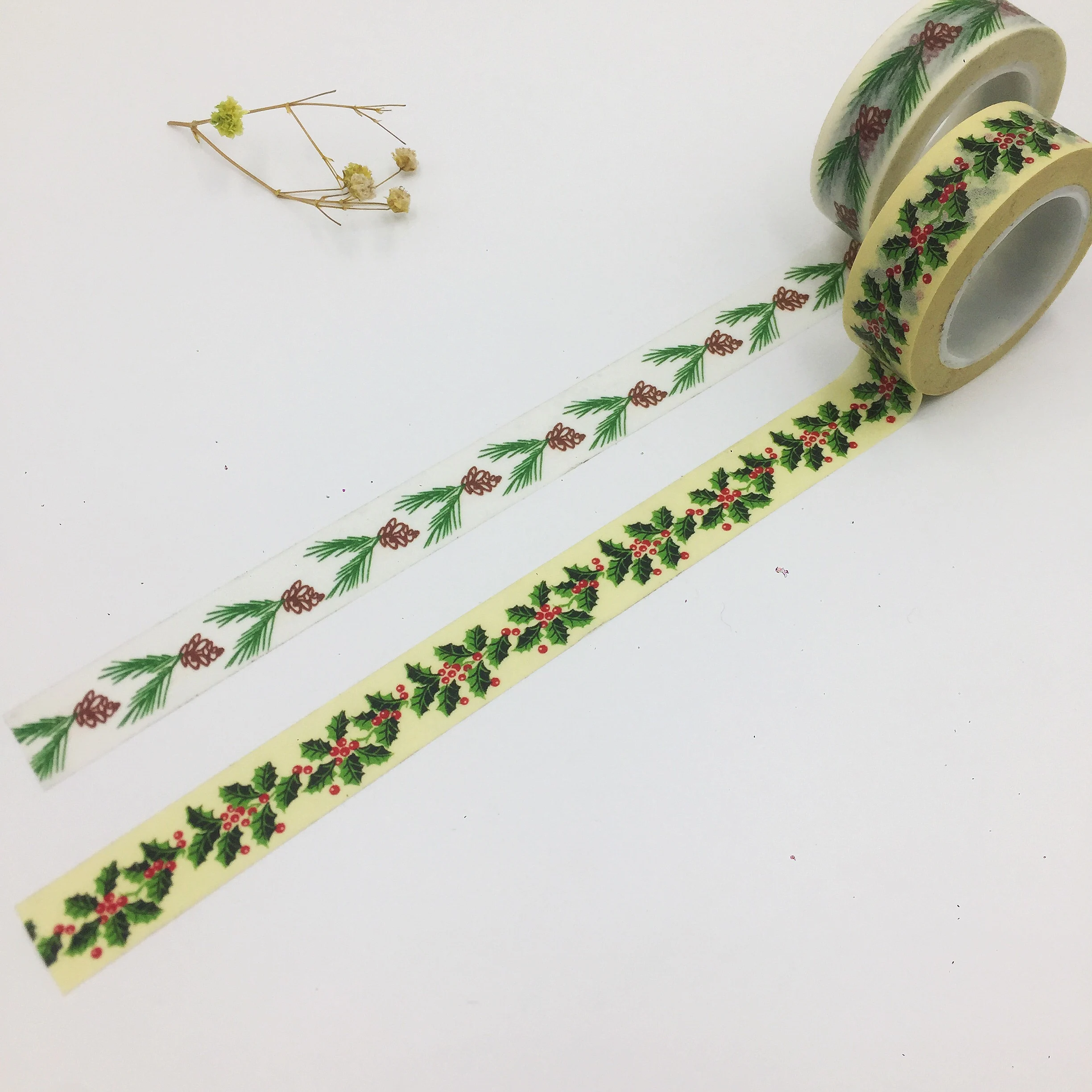 Free Shipping 15mm*10m high quality  washi  tape/Beautiful Christmas Tree Branch masking  japan washi tape