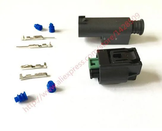 1 Set Auto 2 Pin Male Female Wire Connector Engine Coolant Temp Water Temperature Sensor Plug For BMW Buick 1-967644-1