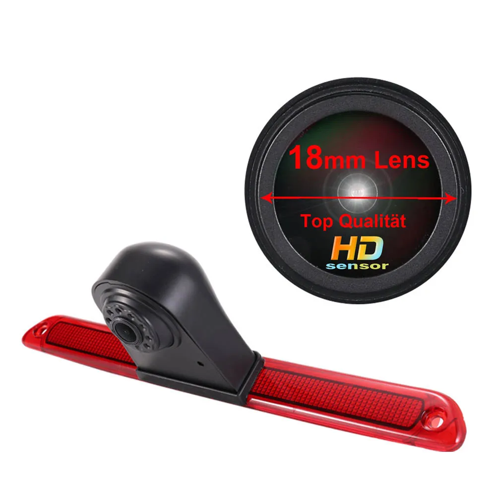 

18mm lens HD 3rd Brake Light Backup Camera Aftermarket Reversing Camera for Transporter Van VW Crafter Transporter 2003-2016
