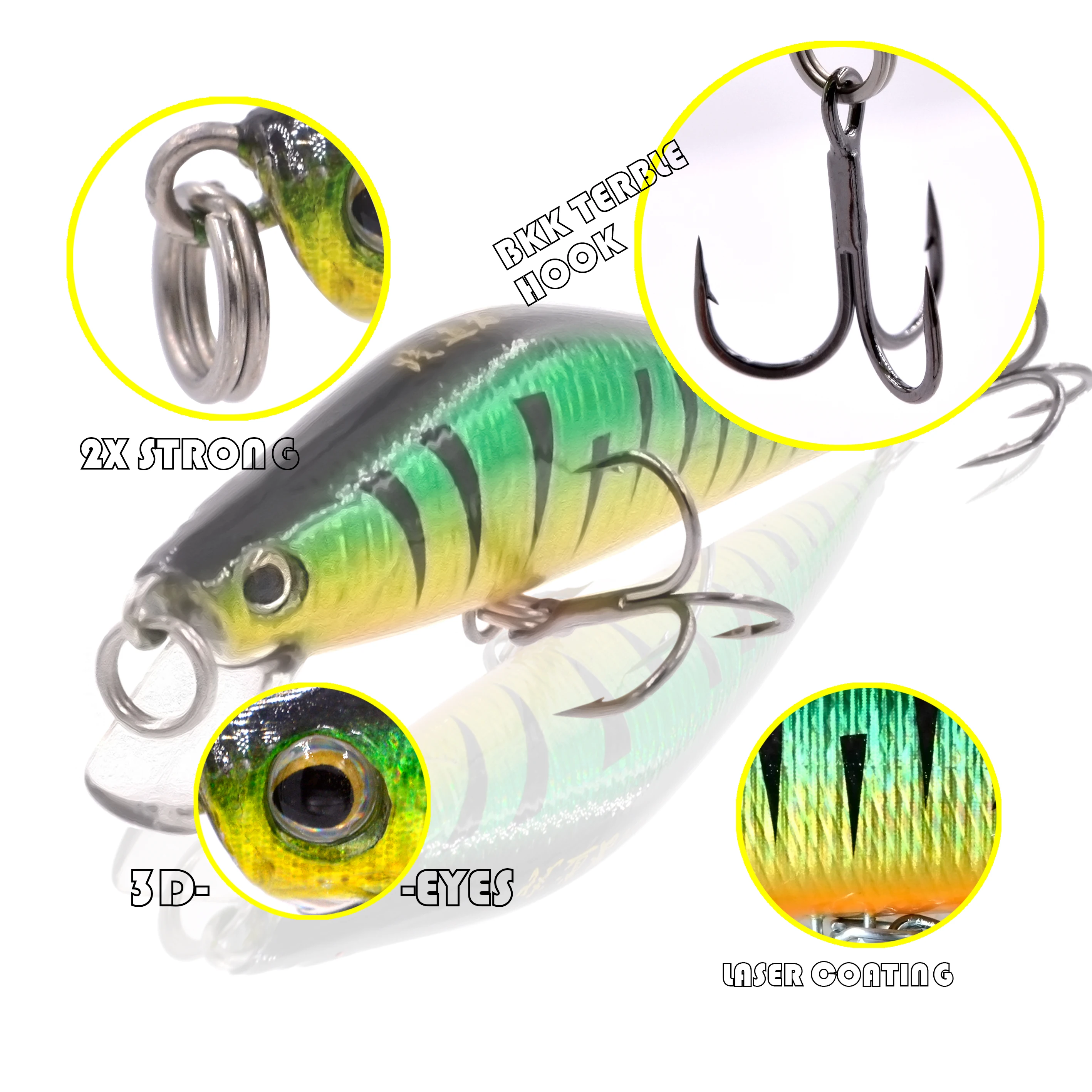 THETIME JD75 8 جرام العائمة أسماك تيار الصيد إغراء 75 مللي متر الاصطناعي الطعم الثابت صيد السمك ل باس جثم بايك سمك السلمون المرقط السحر