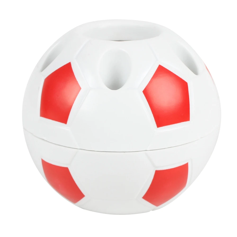 펜 홀더 사무실 학생 문구 연필 데스크탑 스토리지 박스, 축구 패턴 연필 컵 홀더 GDeals