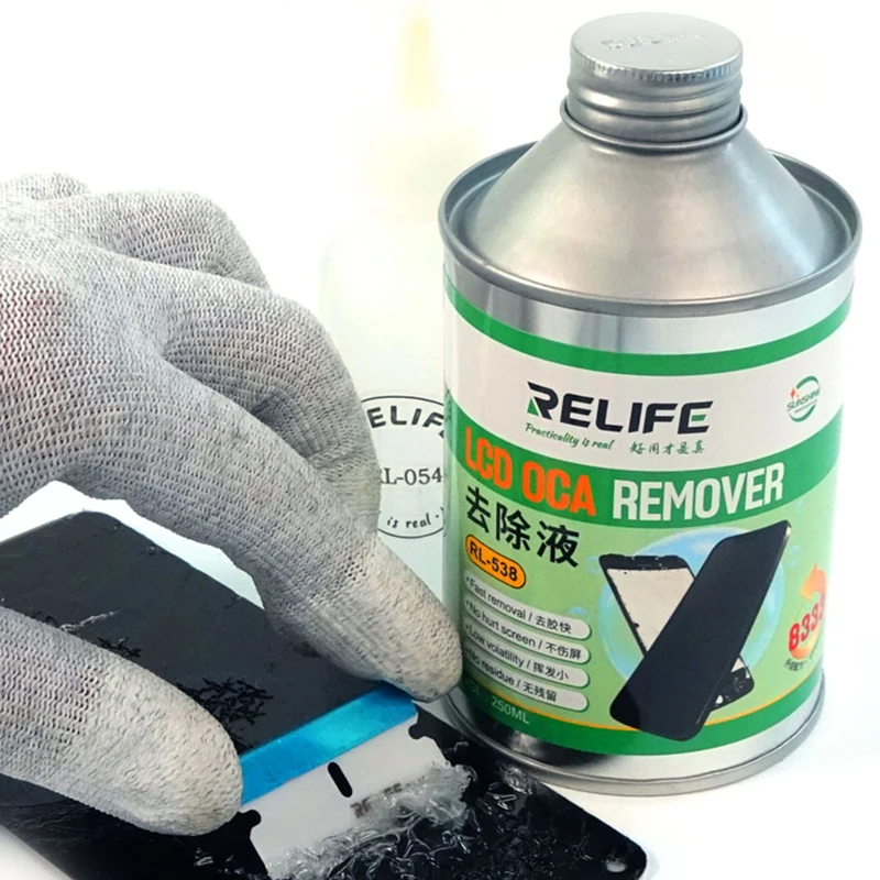 8333/8222 250ml OCA Glue remover liquid polarizer remover for iphone Samsung MAC LCD Screen Repair Solution Glue Cleaning Fluid